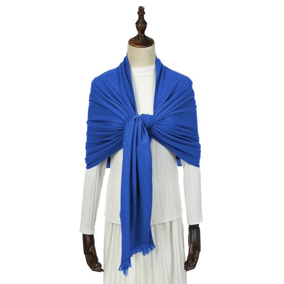 Pashmina Shawls And Wraps For Evening Dresses Blue Scarf For Women Winter🌺 - Picture 4 of 7